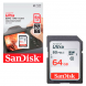 SD Sandisk Ultra 64 GB 80mbs