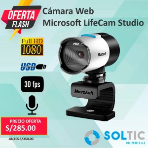 CAMARA WEB MICROSOFT LIFECAM STUDIO FULL HD 1080p